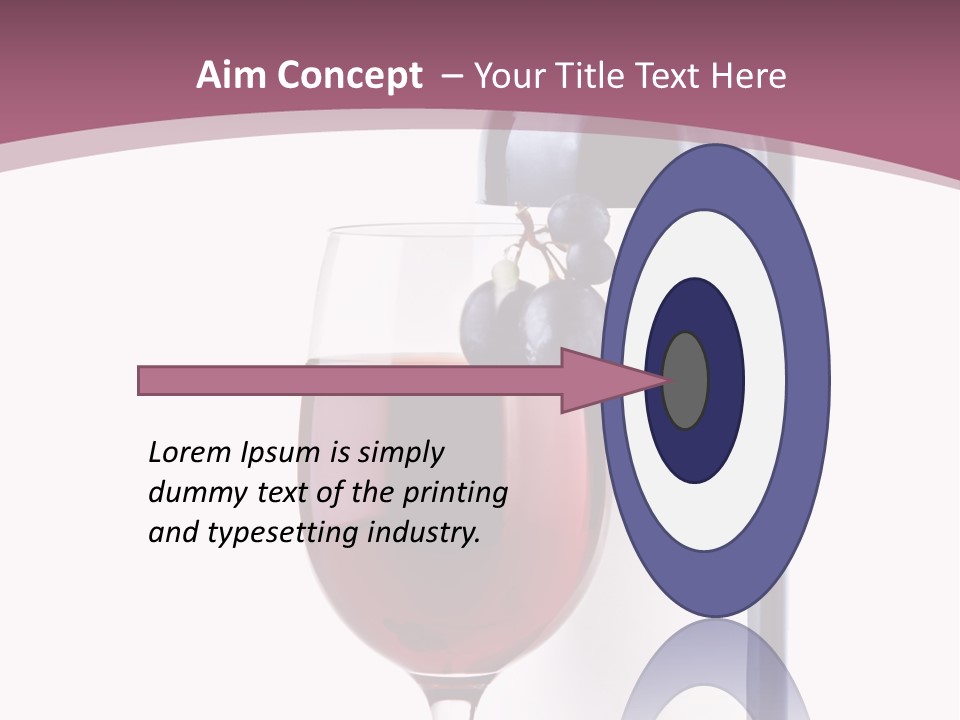 Green Inside Glass PowerPoint Template