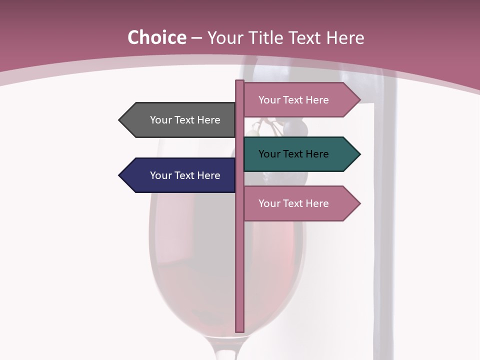 Green Inside Glass PowerPoint Template