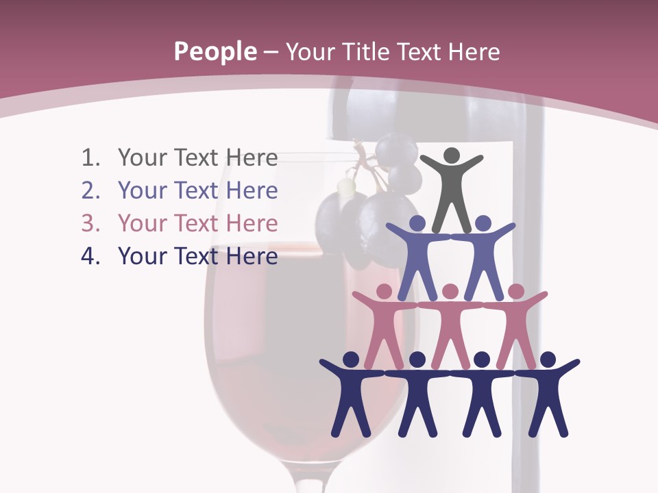 Green Inside Glass PowerPoint Template