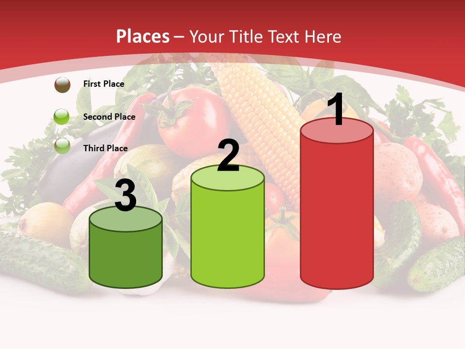 Meal Vegetarian Cayenne PowerPoint Template