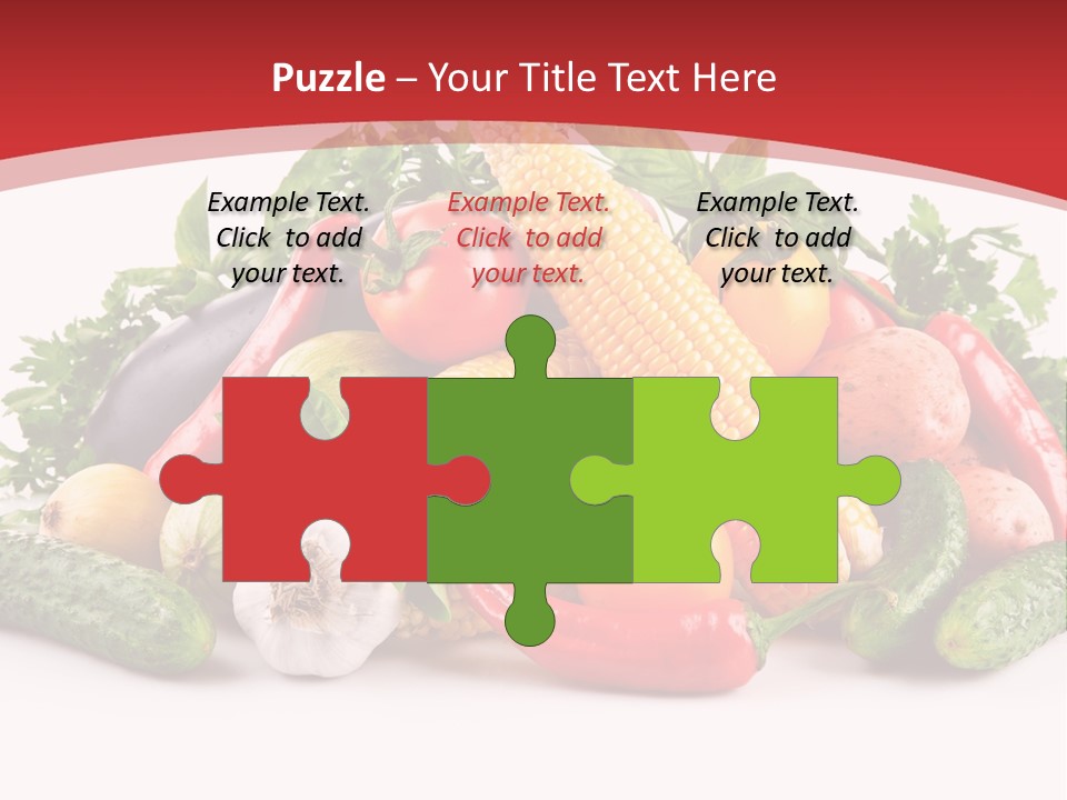 Meal Vegetarian Cayenne PowerPoint Template