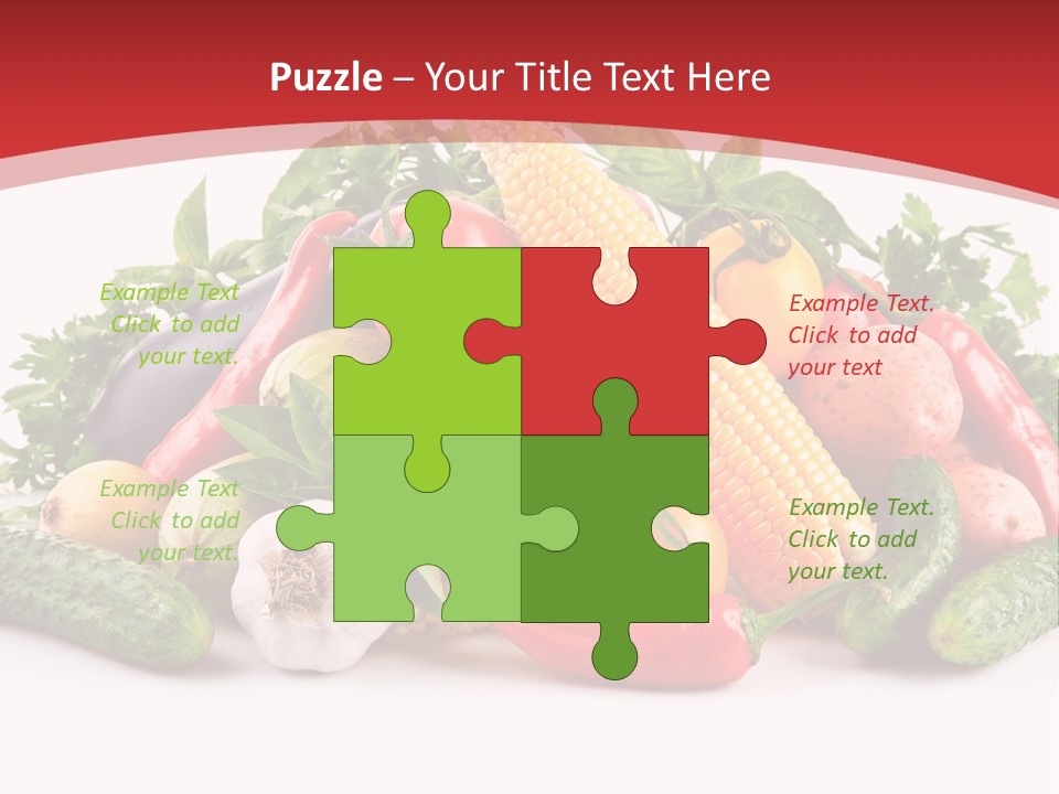 Meal Vegetarian Cayenne PowerPoint Template