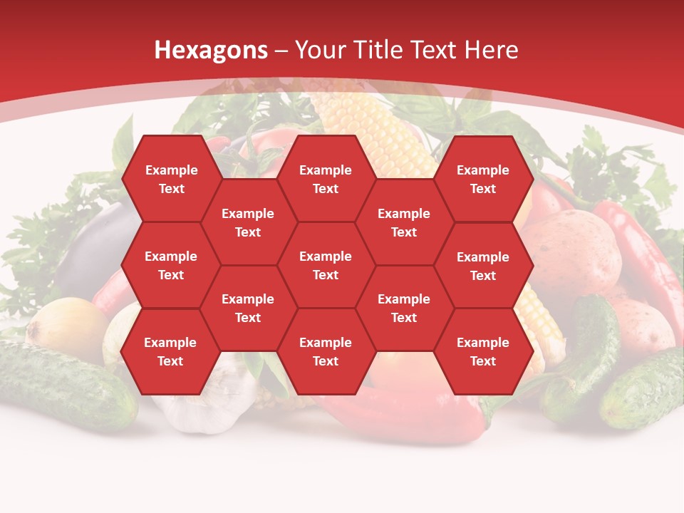 Meal Vegetarian Cayenne PowerPoint Template