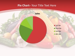 Meal Vegetarian Cayenne PowerPoint Template