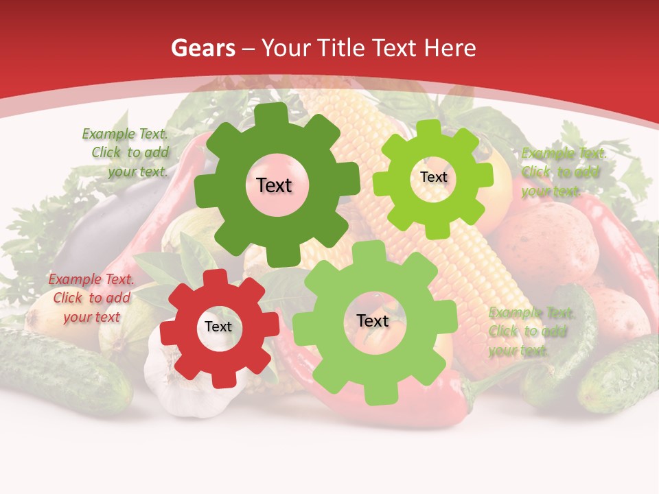 Meal Vegetarian Cayenne PowerPoint Template