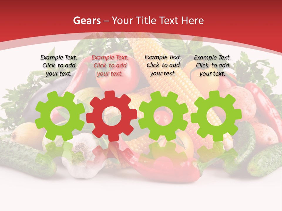 Meal Vegetarian Cayenne PowerPoint Template