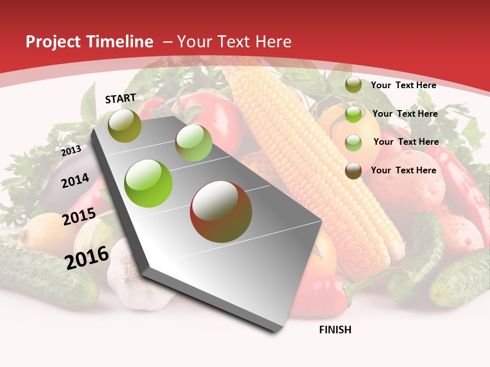 Meal Vegetarian Cayenne PowerPoint Template