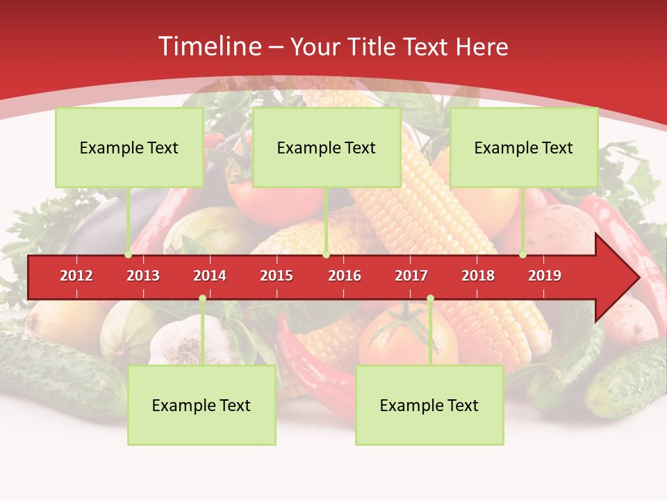Meal Vegetarian Cayenne PowerPoint Template