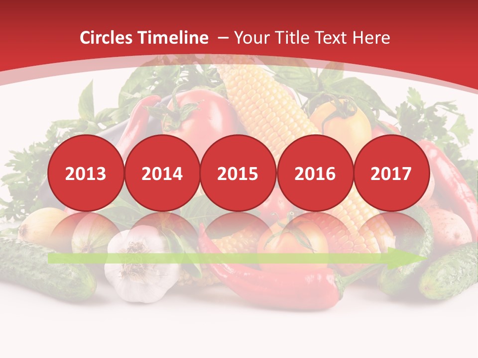 Meal Vegetarian Cayenne PowerPoint Template