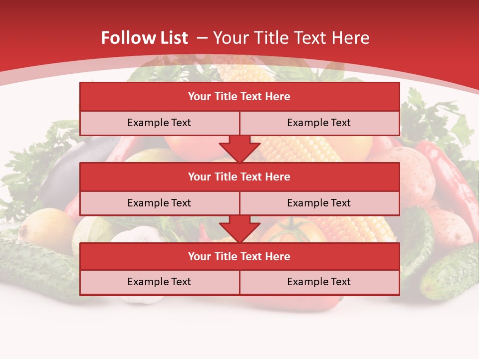 Meal Vegetarian Cayenne PowerPoint Template