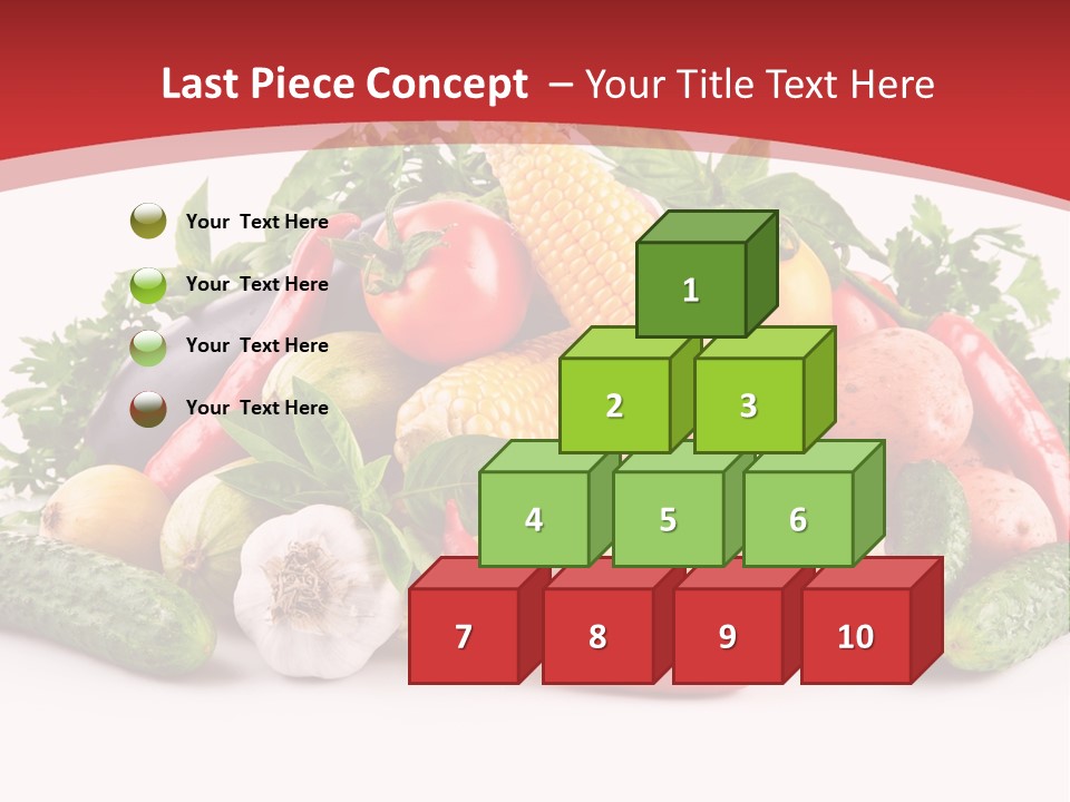 Meal Vegetarian Cayenne PowerPoint Template
