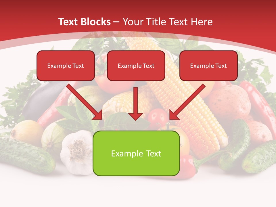 Meal Vegetarian Cayenne PowerPoint Template