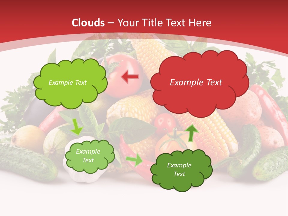 Meal Vegetarian Cayenne PowerPoint Template
