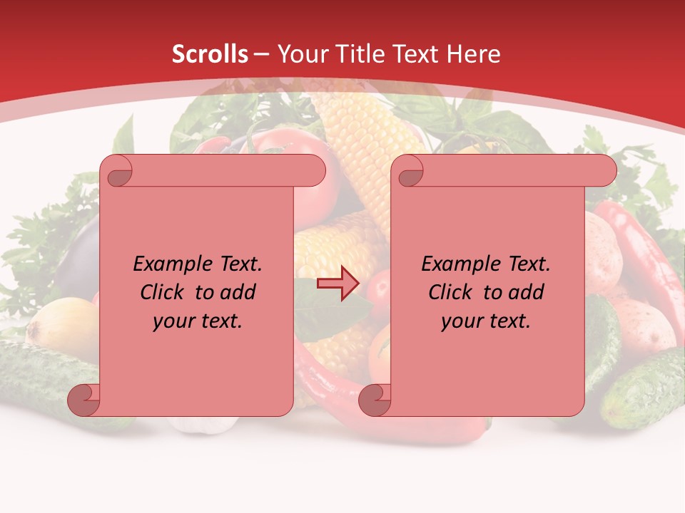 Meal Vegetarian Cayenne PowerPoint Template