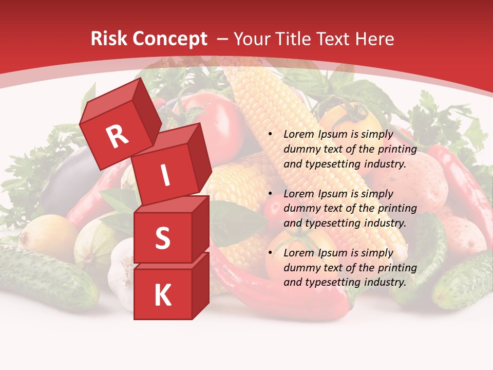 Meal Vegetarian Cayenne PowerPoint Template