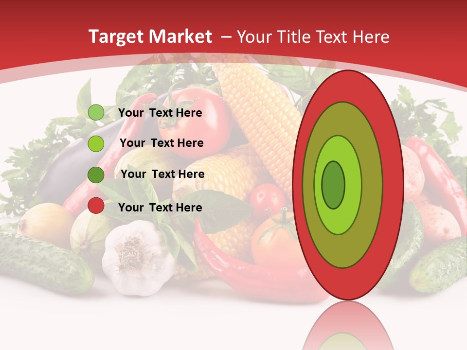 Meal Vegetarian Cayenne PowerPoint Template