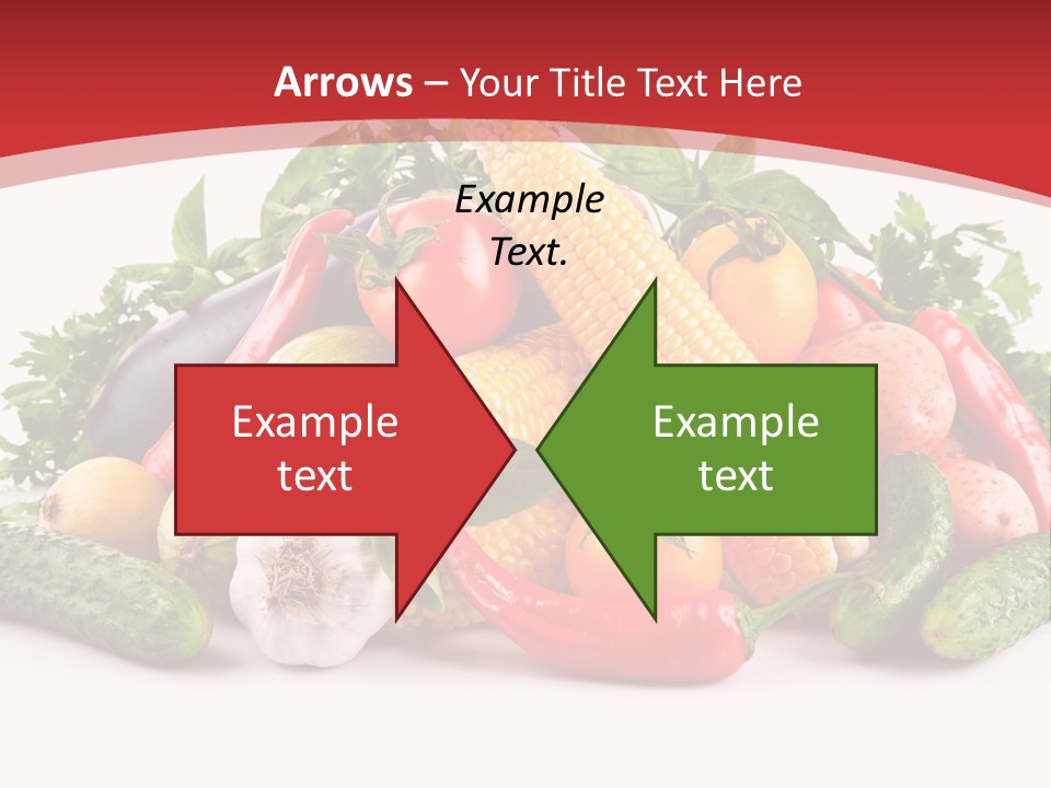 Meal Vegetarian Cayenne PowerPoint Template