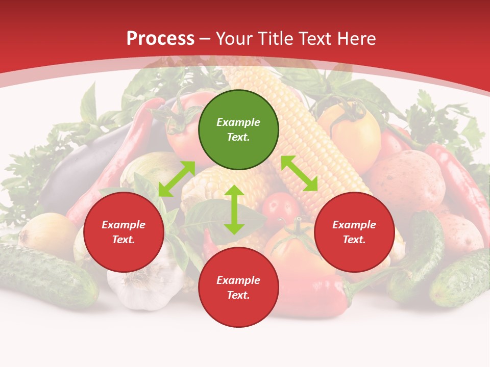 Meal Vegetarian Cayenne PowerPoint Template