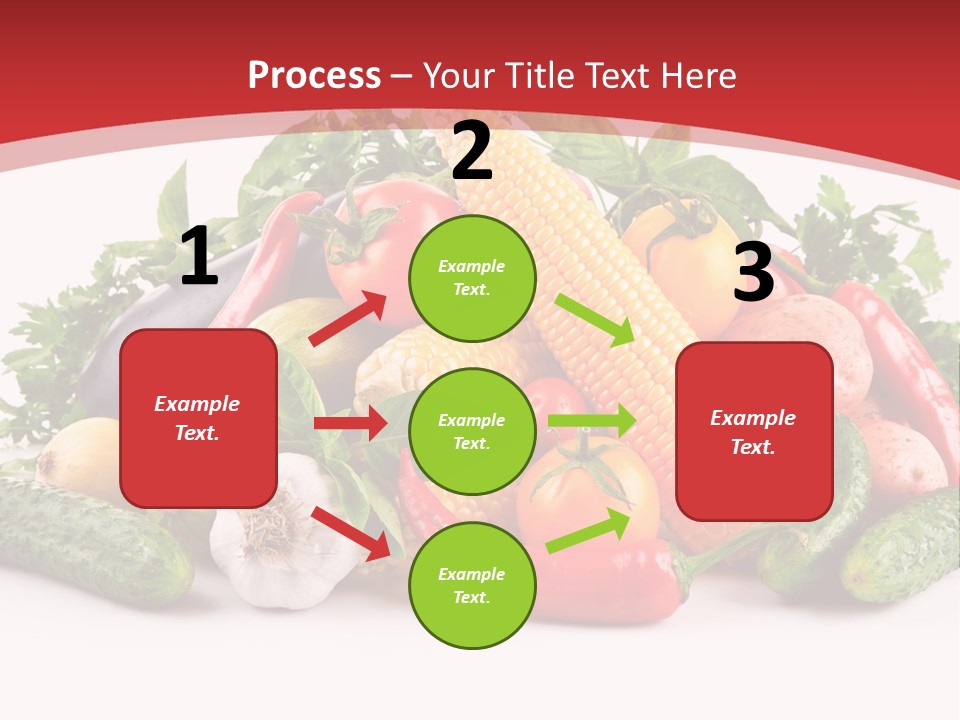 Meal Vegetarian Cayenne PowerPoint Template