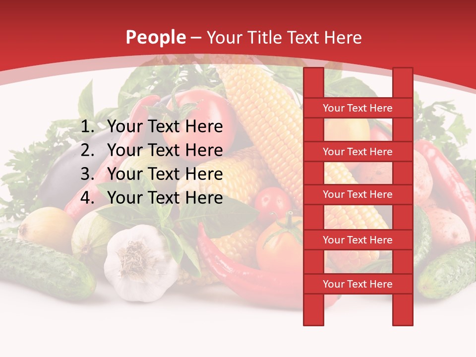 Meal Vegetarian Cayenne PowerPoint Template
