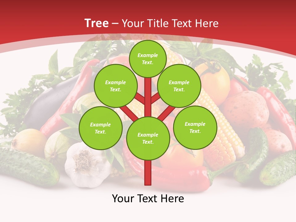 Meal Vegetarian Cayenne PowerPoint Template