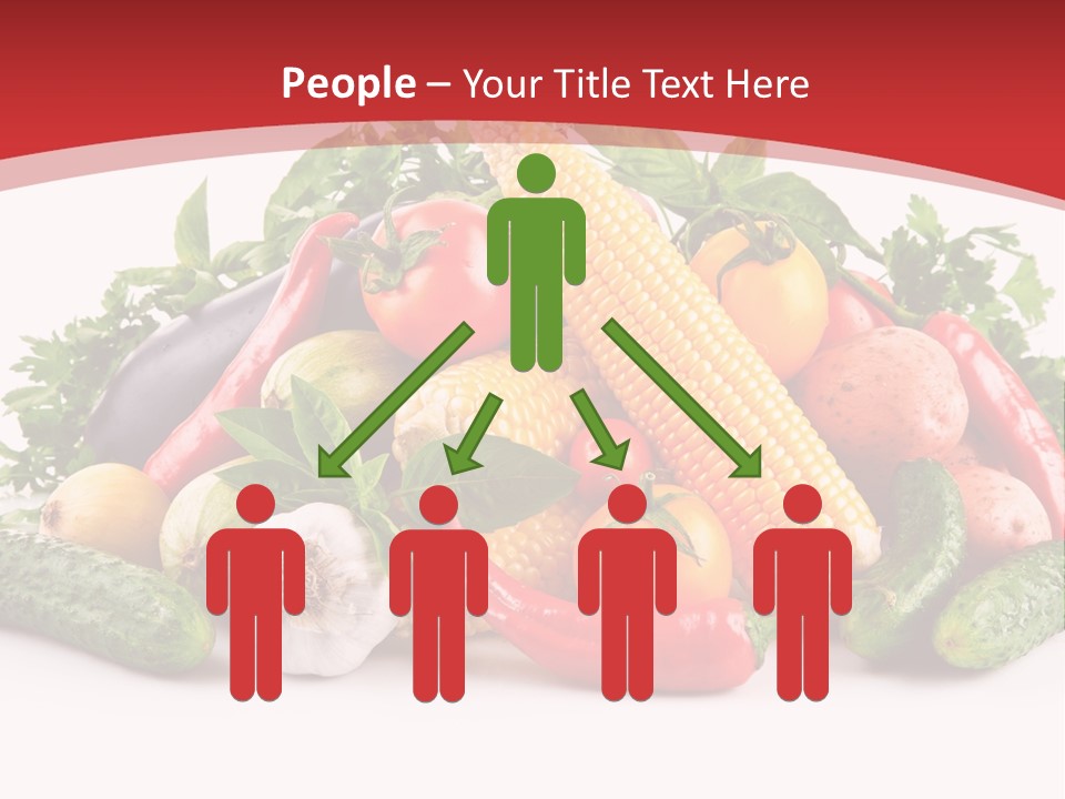 Meal Vegetarian Cayenne PowerPoint Template