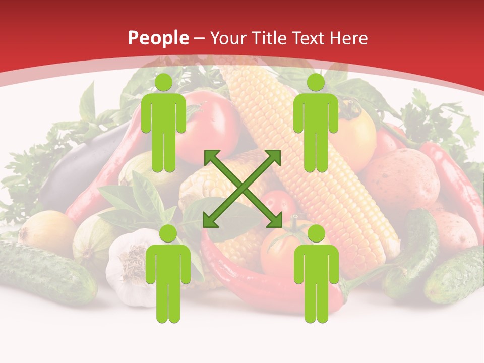 Meal Vegetarian Cayenne PowerPoint Template