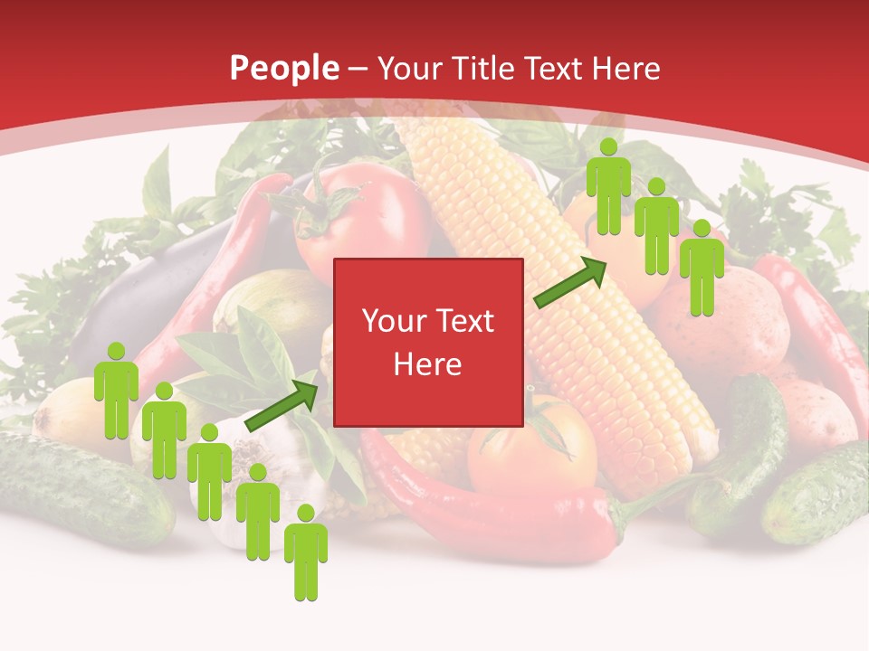 Meal Vegetarian Cayenne PowerPoint Template