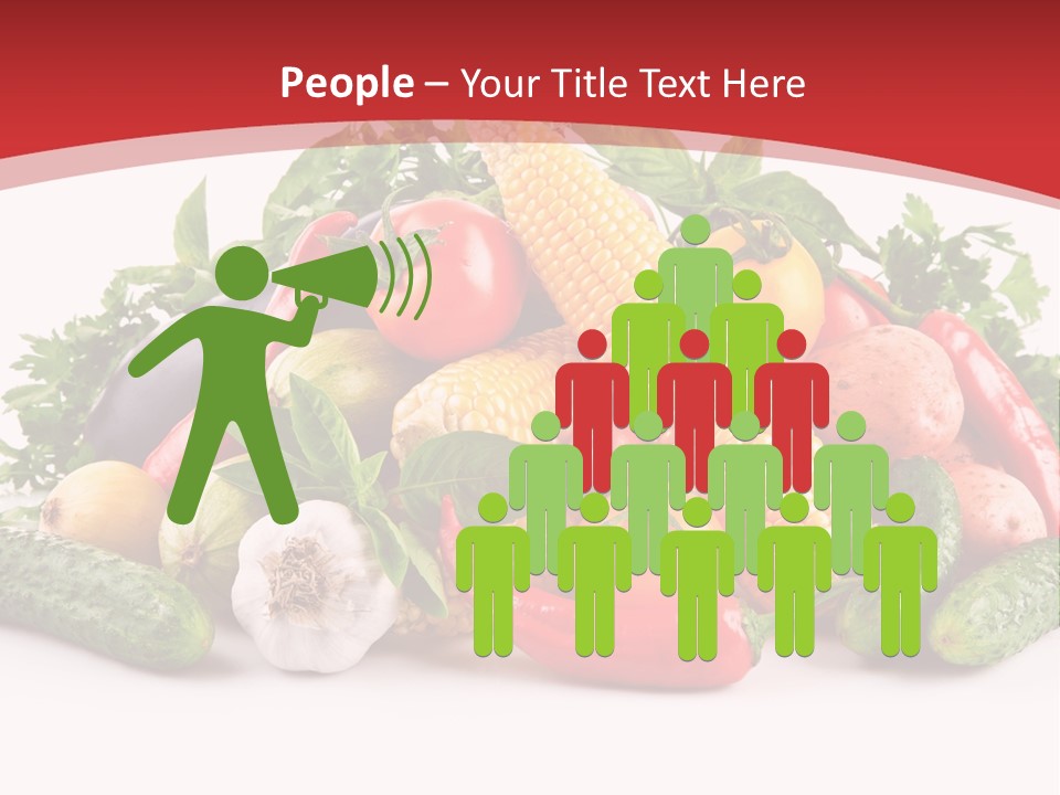 Meal Vegetarian Cayenne PowerPoint Template