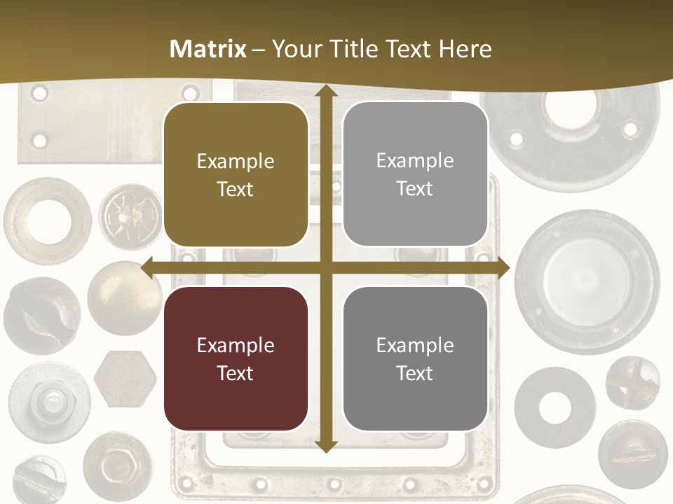 Head Nut Design PowerPoint Template