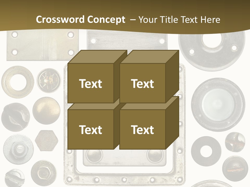Head Nut Design PowerPoint Template