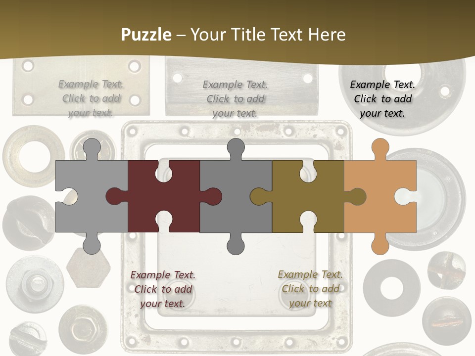 Head Nut Design PowerPoint Template