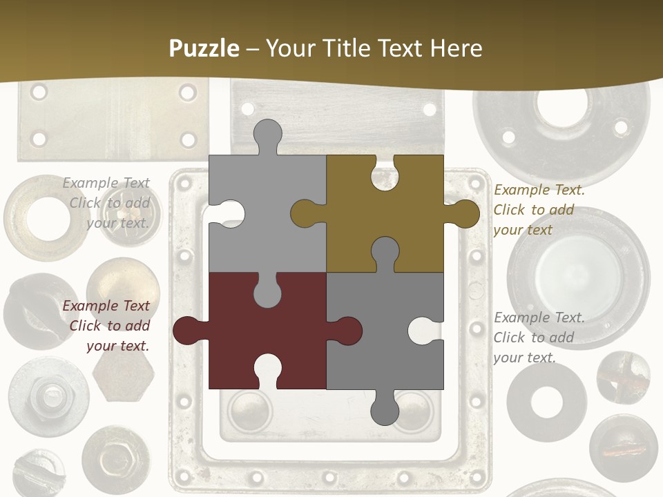 Head Nut Design PowerPoint Template