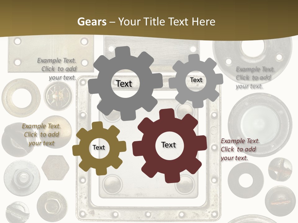 Head Nut Design PowerPoint Template