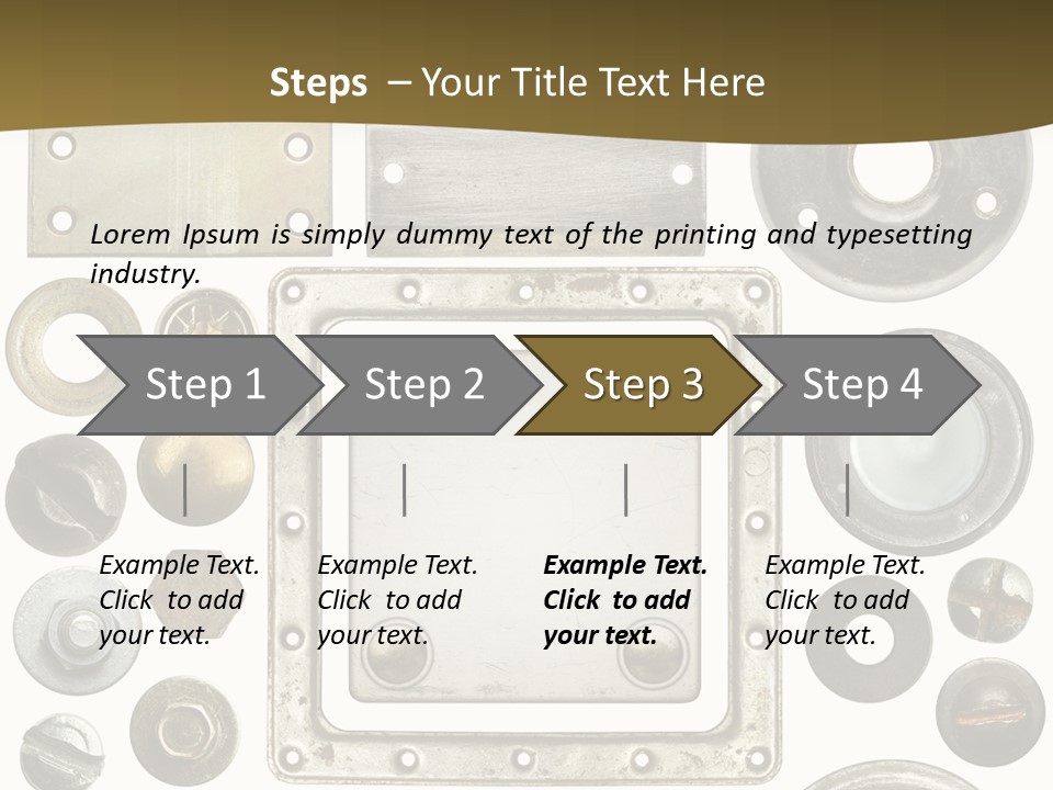 Head Nut Design PowerPoint Template