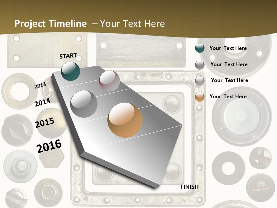 Head Nut Design PowerPoint Template