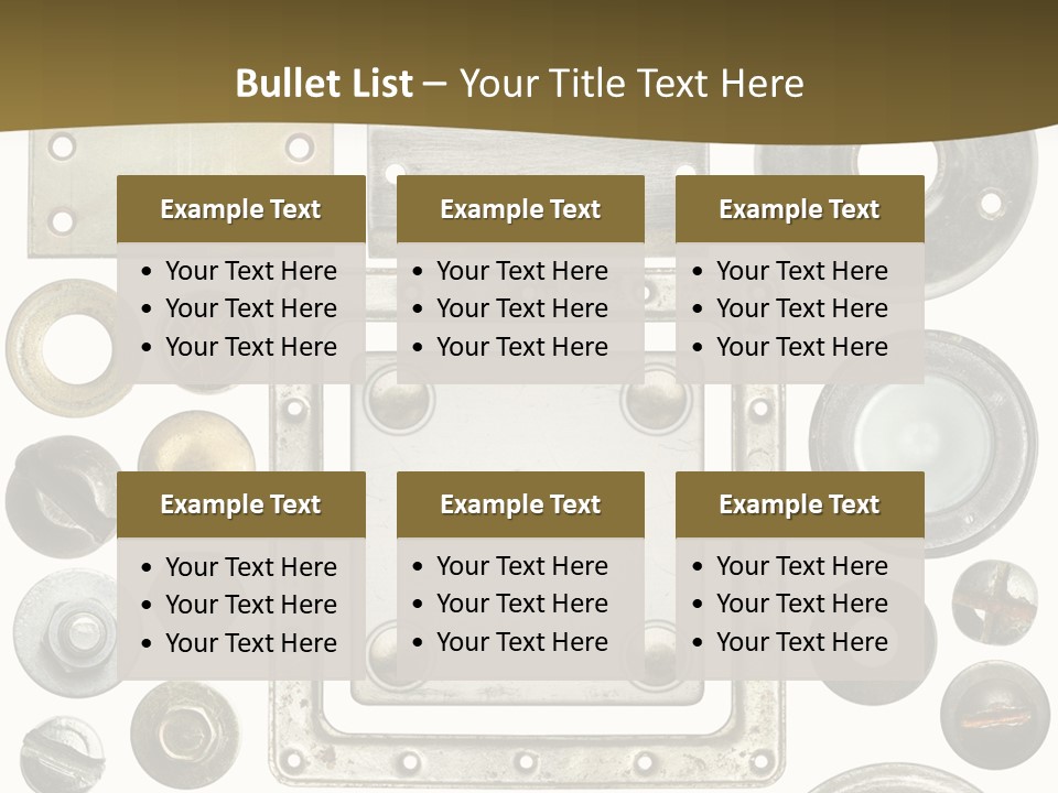 Head Nut Design PowerPoint Template