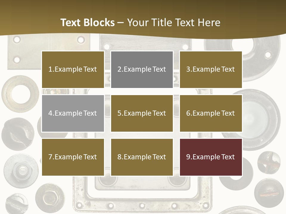 Head Nut Design PowerPoint Template