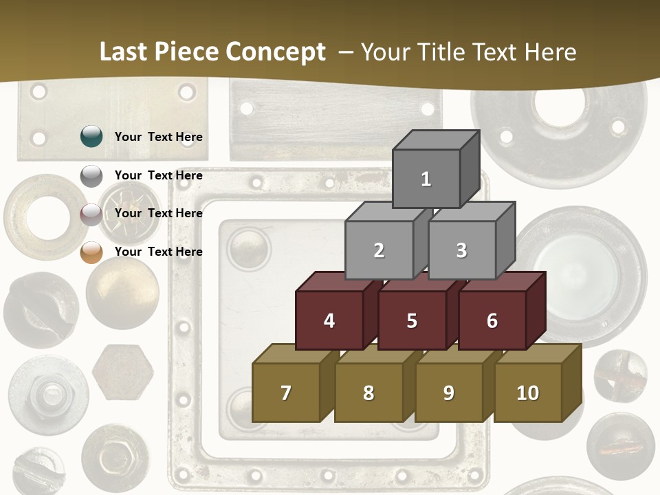 Head Nut Design PowerPoint Template