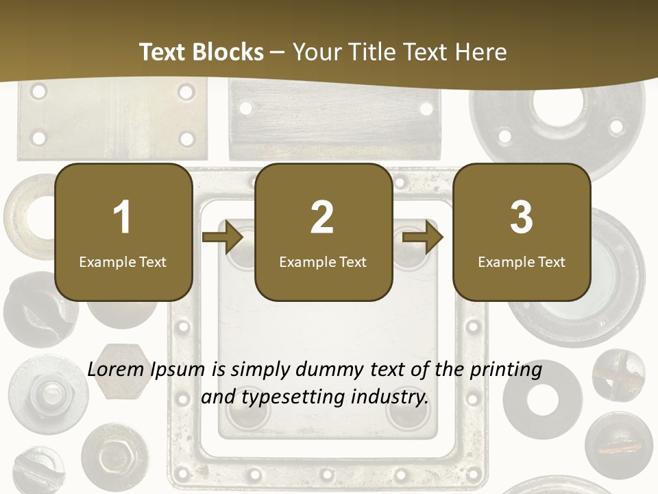 Head Nut Design PowerPoint Template