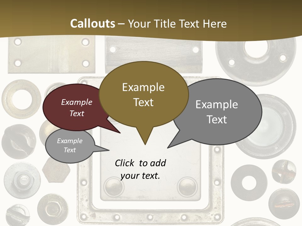 Head Nut Design PowerPoint Template