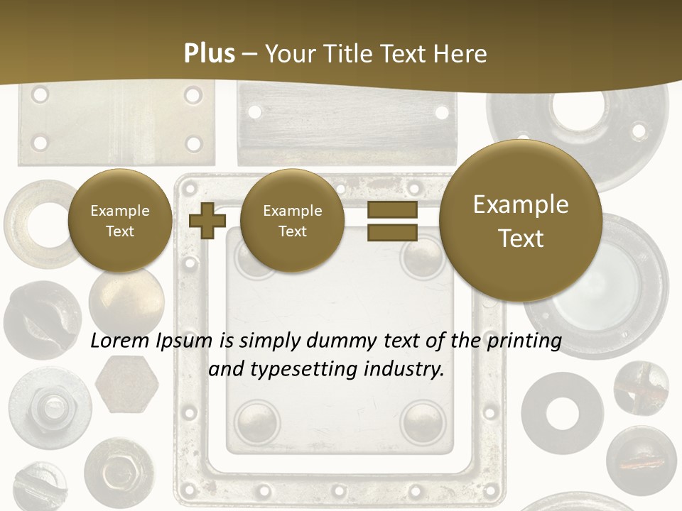 Head Nut Design PowerPoint Template