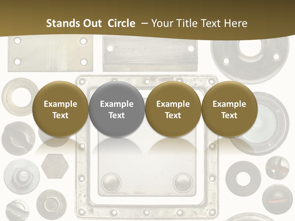 Head Nut Design PowerPoint Template