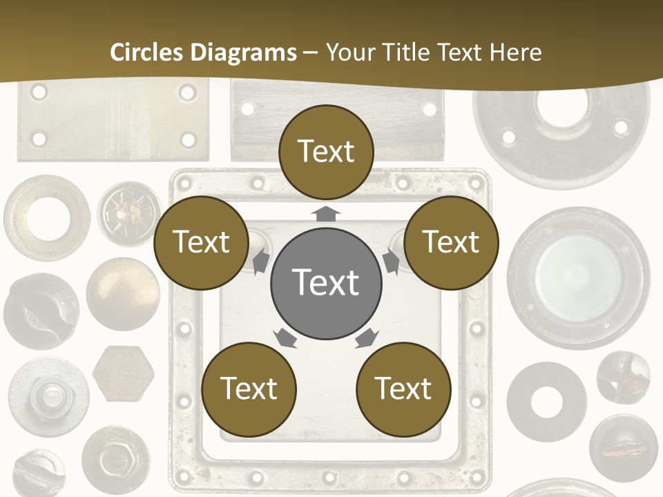 Head Nut Design PowerPoint Template