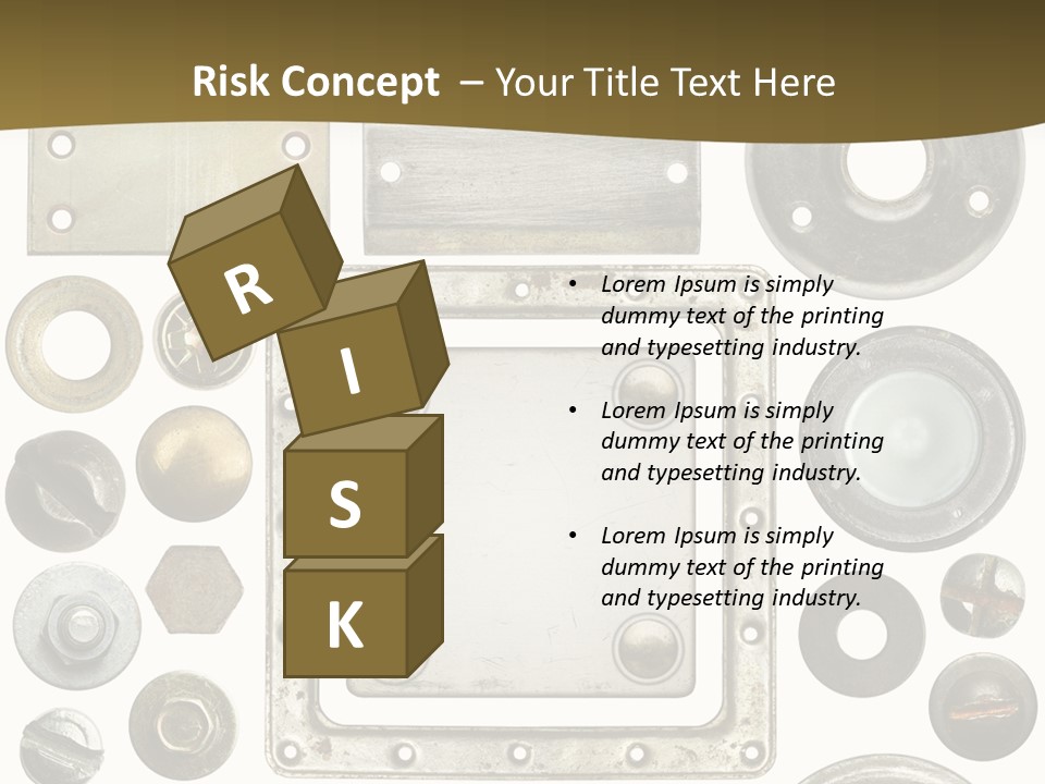 Head Nut Design PowerPoint Template