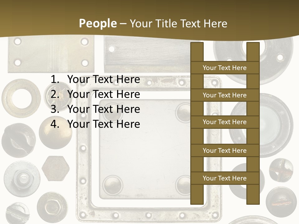 Head Nut Design PowerPoint Template