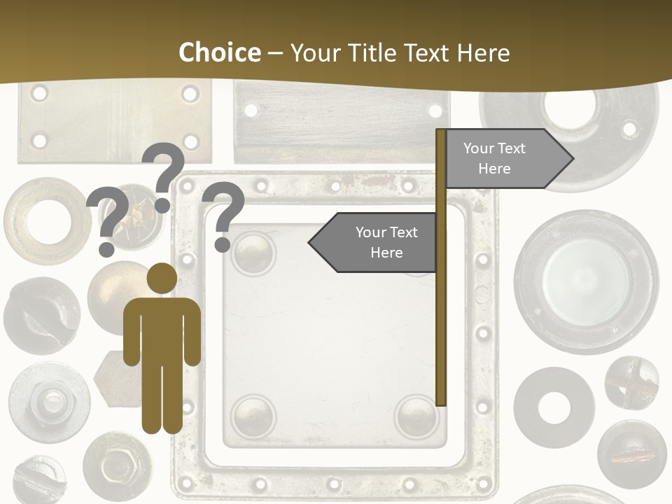 Head Nut Design PowerPoint Template
