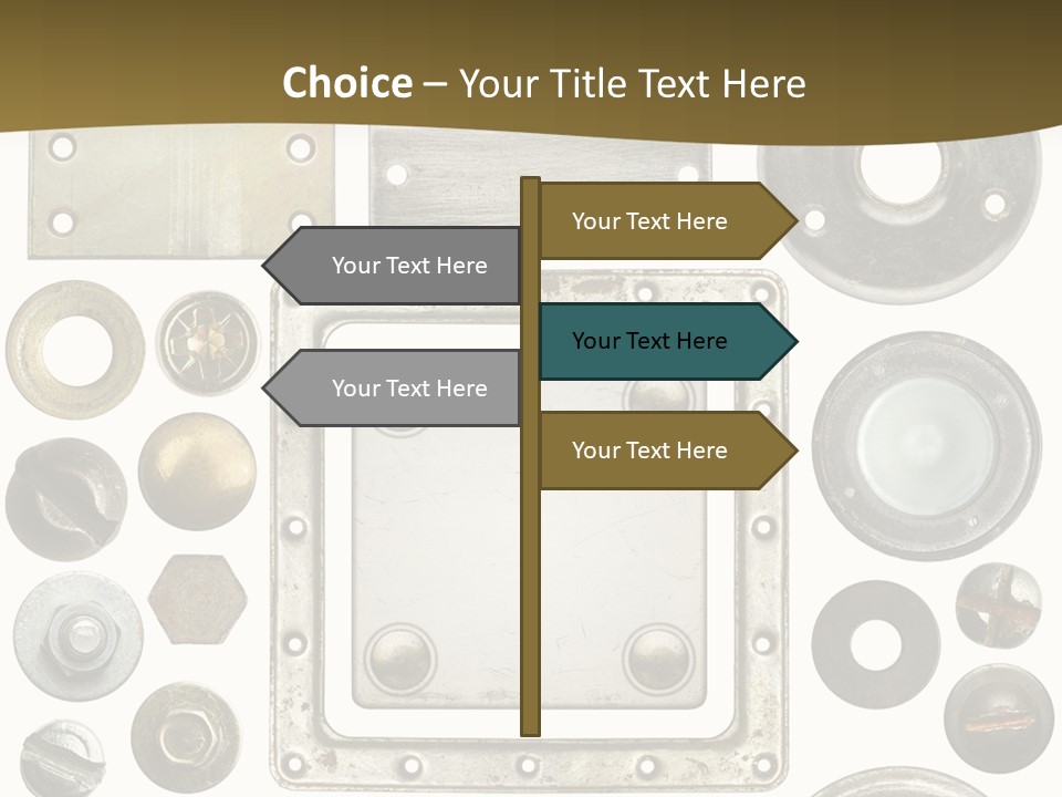 Head Nut Design PowerPoint Template