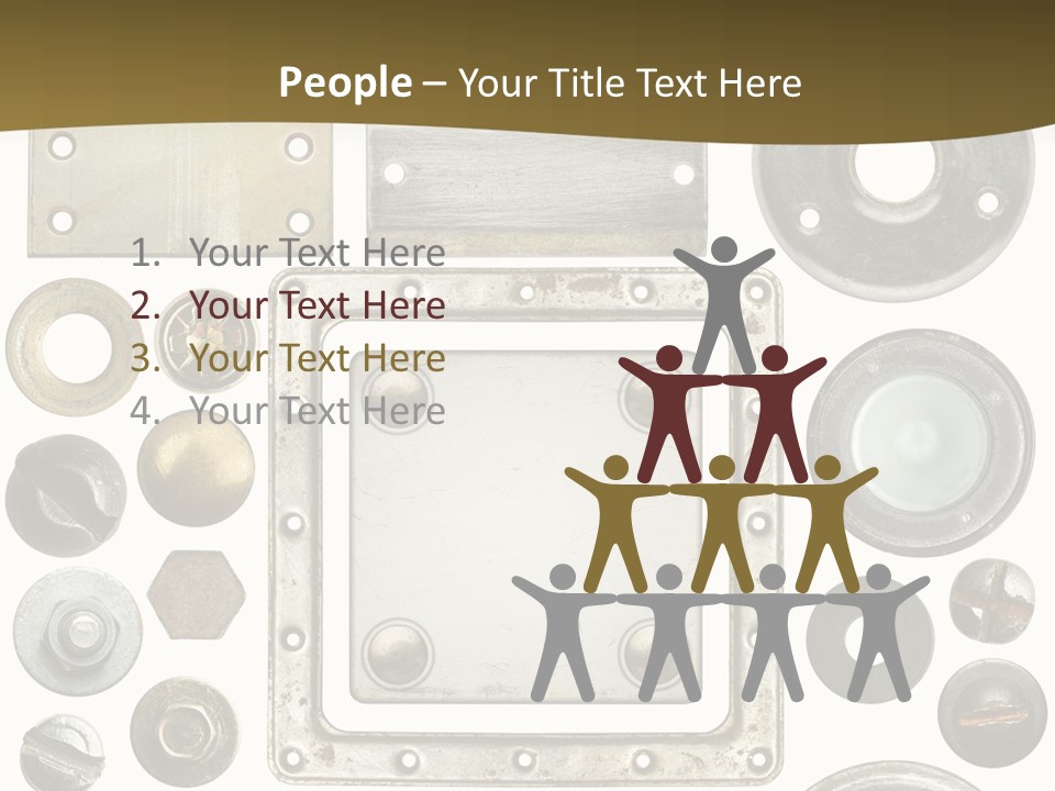 Head Nut Design PowerPoint Template