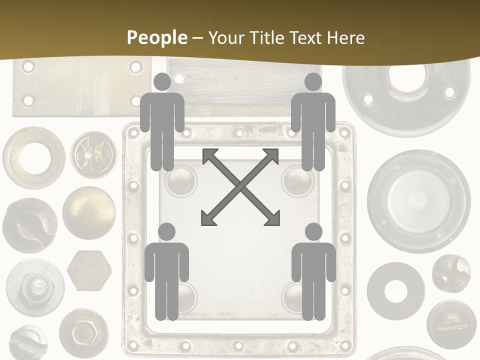 Head Nut Design PowerPoint Template